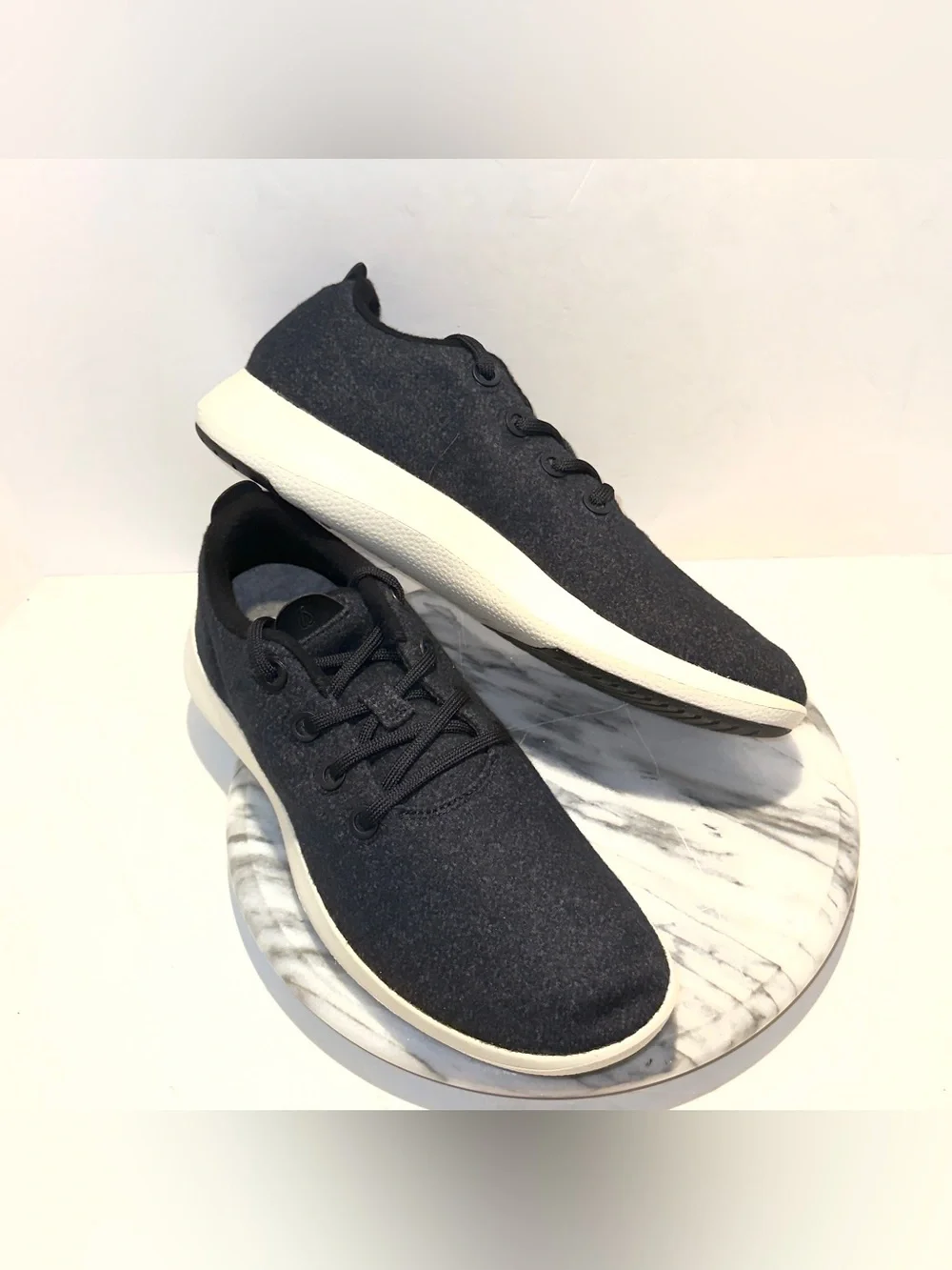 Brand New Allbirds Wool Dasher NZ Men's Size 12 Natural Black White Sole